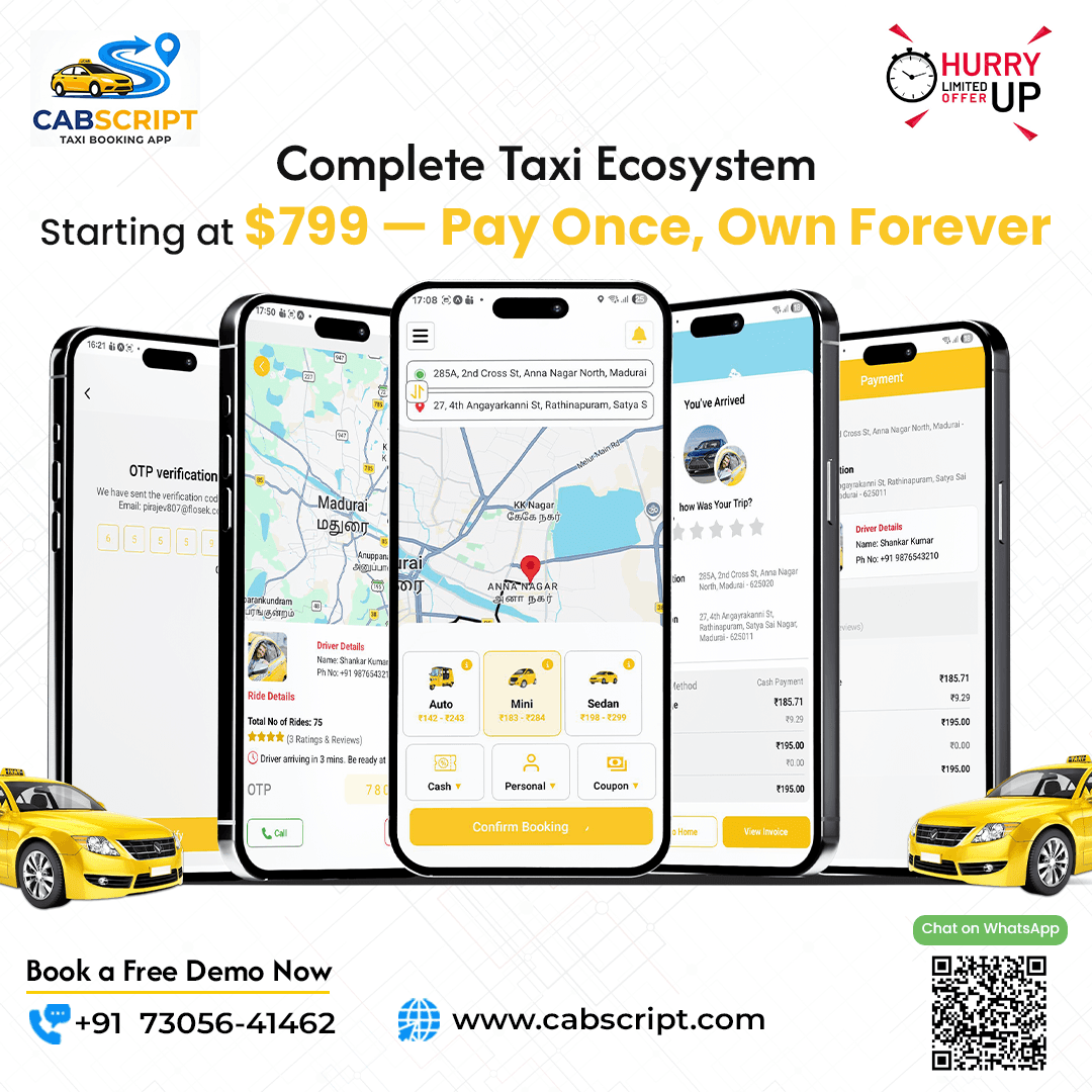 Cabscript - Taxi & Ride Sharing Software